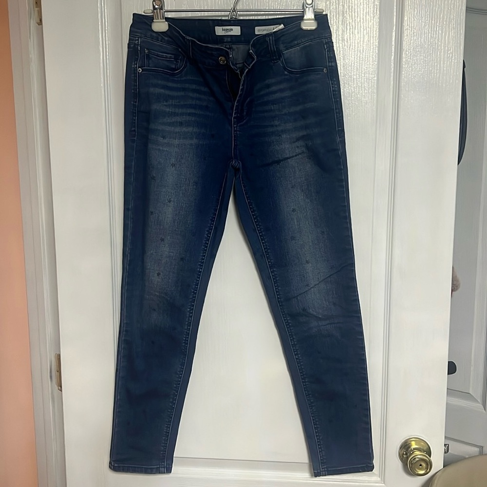 Kensie Effortless Ankle Mid Rise stretch jeans 👖
